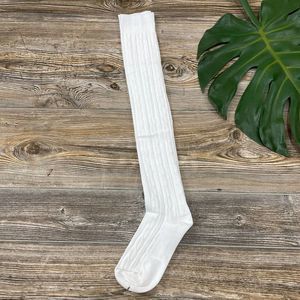 Amisakie thigh high over the knee cream knit socks